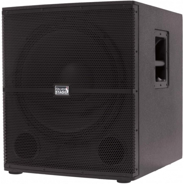 IS S118A - Diffusore Subwoofer Attivo Amplificato da 18" e 700w di picco, Nero
