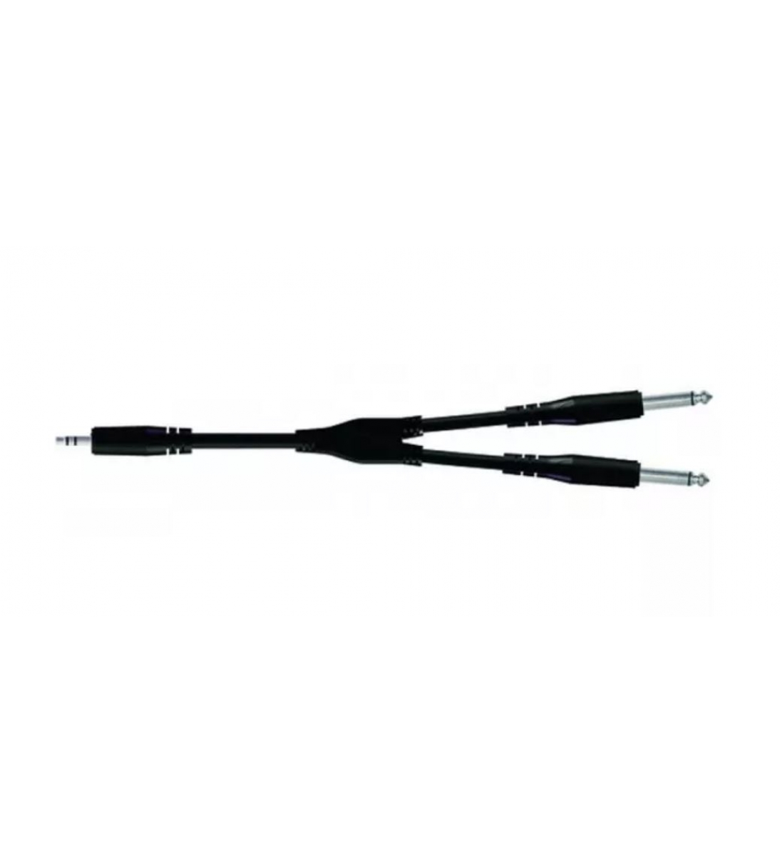 Cavo Jack Stereo 3.5mm - 2 Jack Mono 6.3mm 1.8mt