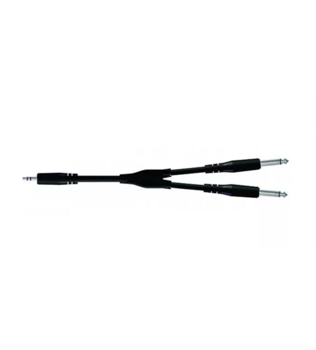 Cavo Jack Stereo 3.5mm - 2 Jack Mono 6.3mm