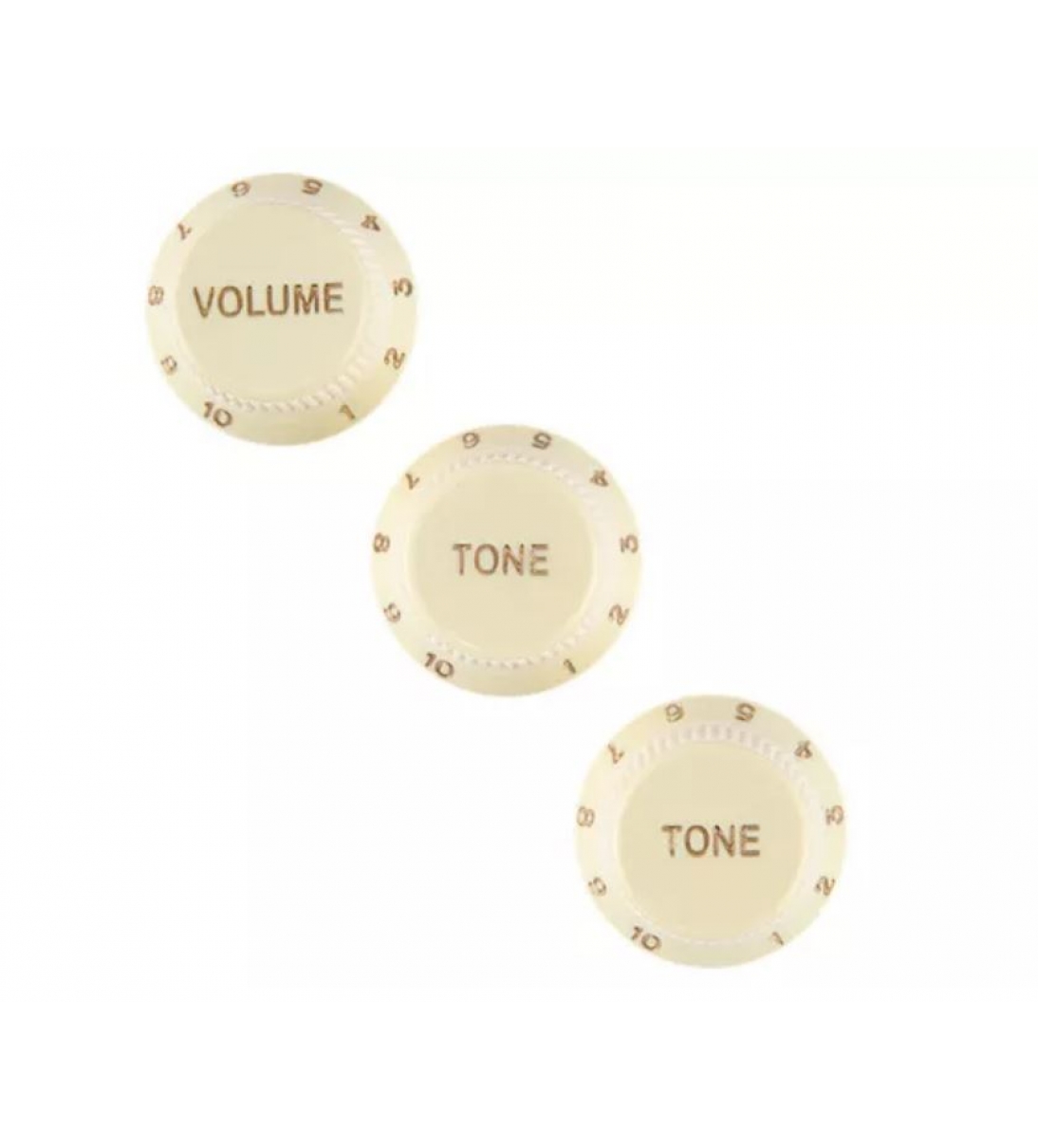 Stratocaster Soft Touch Knobs Aged White