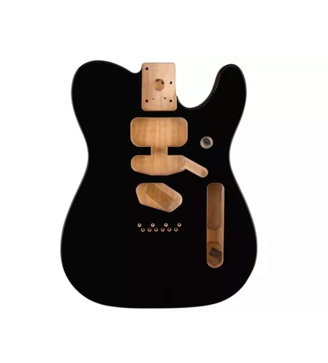 Deluxe Tele Alder Body Black