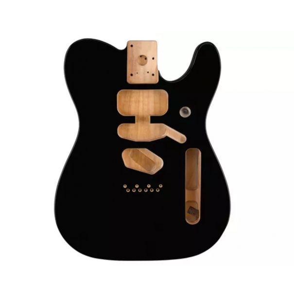 Deluxe Tele Alder Body Black