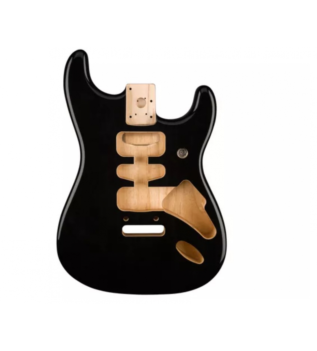 Deluxe Strat Alder Body Black