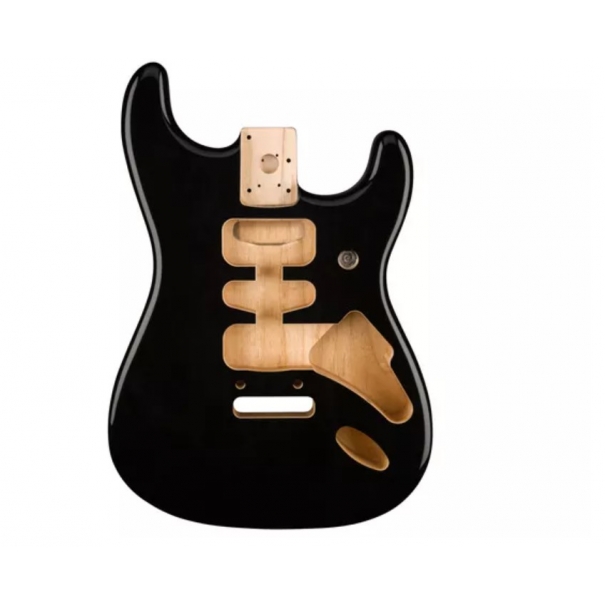 Deluxe Strat Alder Body Black