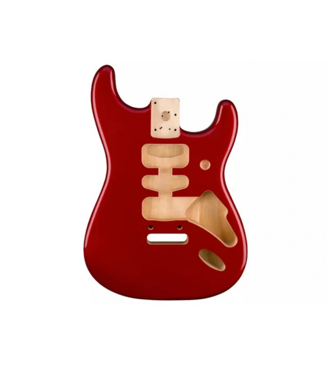 Deluxe Strat Alder Body Candy Apple Red