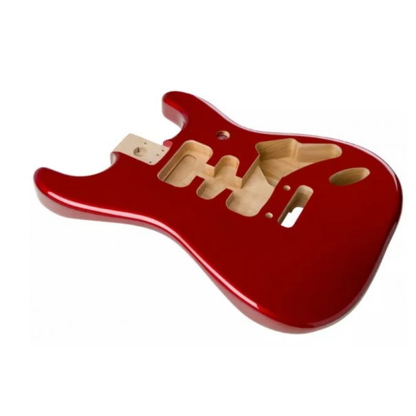 Deluxe Strat Alder Body Candy Apple Red