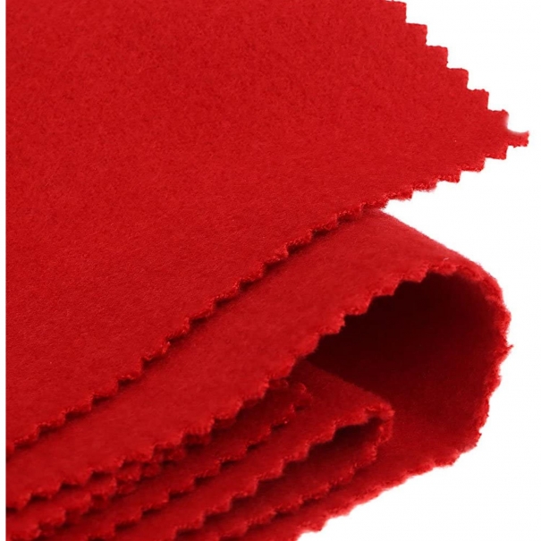 Panno copritastiera morbido per Pianoforte (rosso)