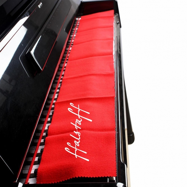 Panno copritastiera morbido per Pianoforte (rosso)