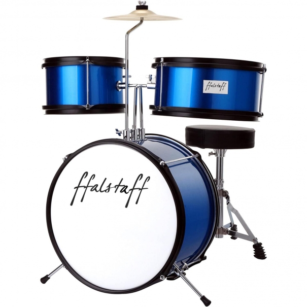 Batteria Baby 3 Pezzi Completa (Blu)