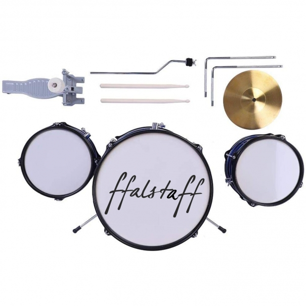 Batteria Baby 3 Pezzi Completa (Blu)