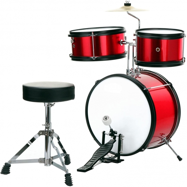 Batteria Baby 3 Pezzi Completa (Rossa)