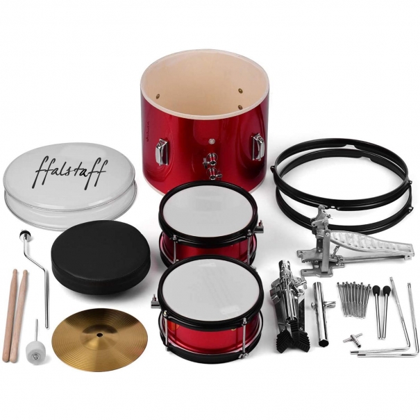 Batteria Baby 3 Pezzi Completa (Rossa)