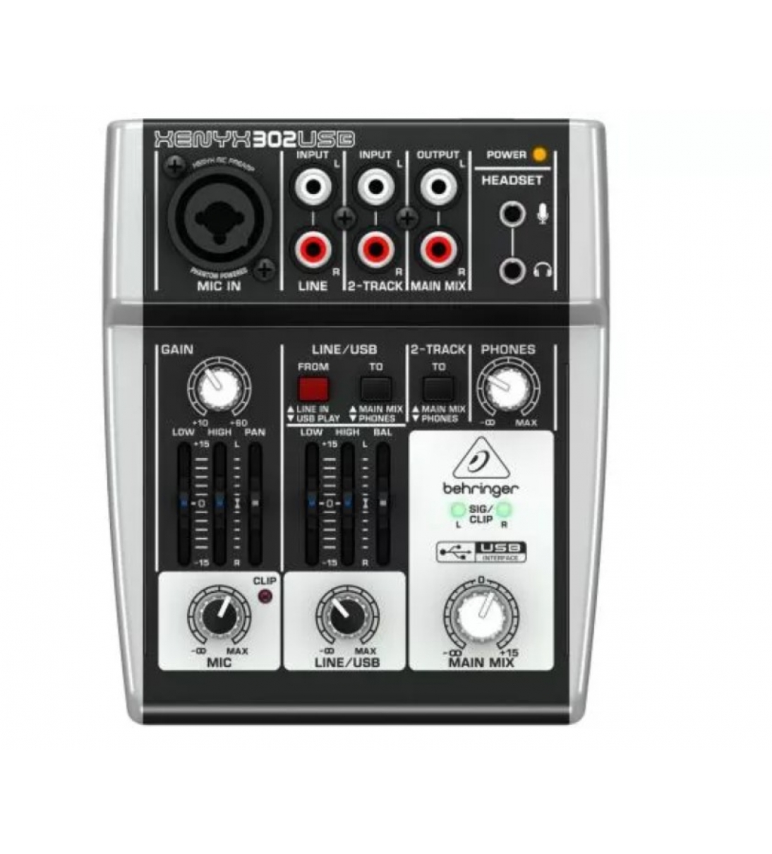 Xenyx 302 USB MIXER PASSIVO USB 5 INGRESSI