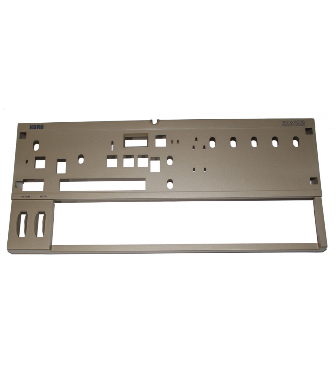 Maiuscolo, tastiera Korg MicroKorg. Questo pannello superiore sostitutivo è il codice Korg 646X111000