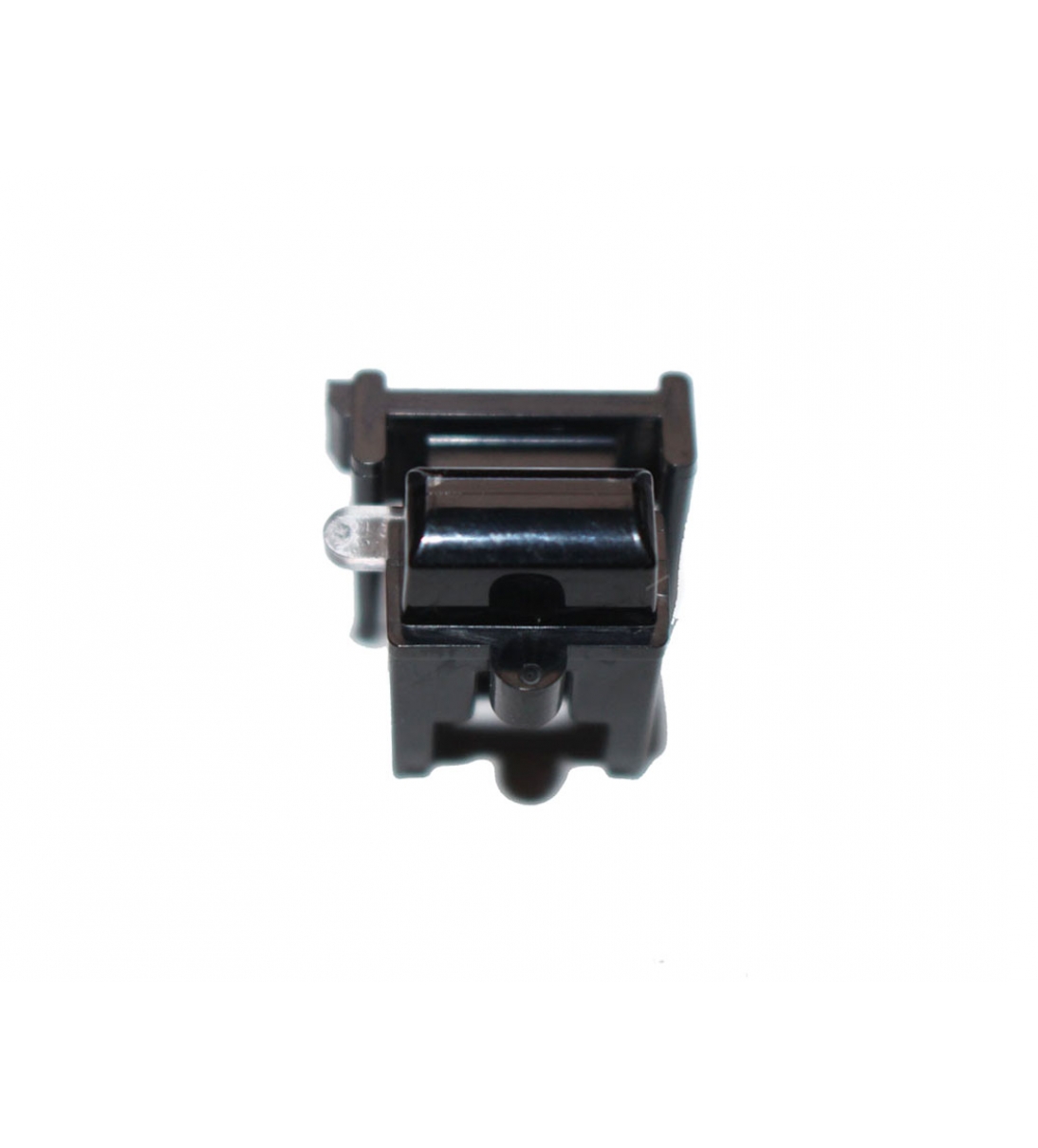 Piccolo pulsante frontale nero con finestra LED, per tastiera Korg Kronos 61