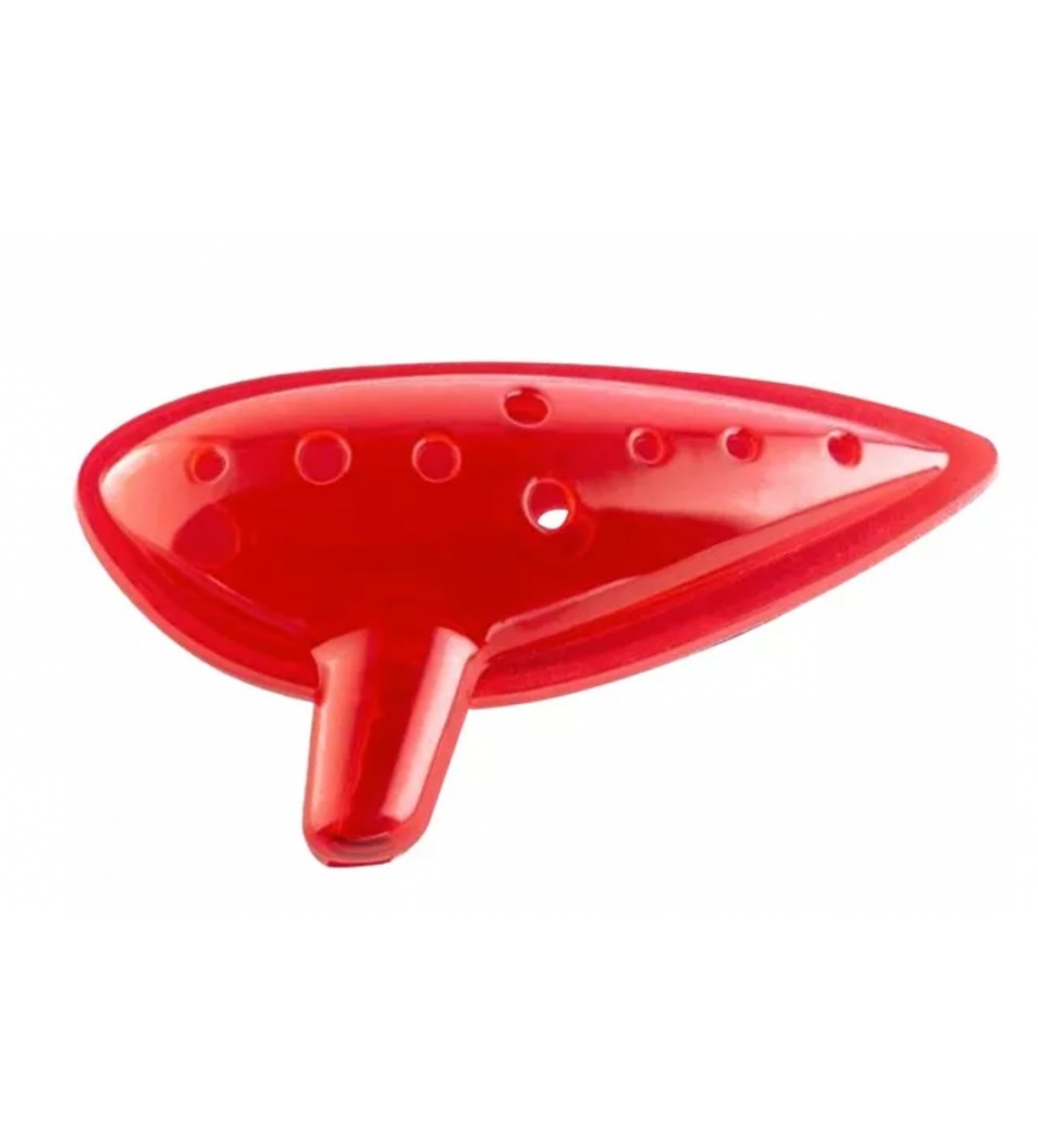 Ocarina in Plastica Rossa