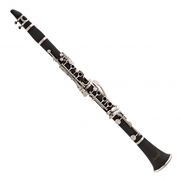 Clarinetto Sib 17 Chiavi Nichelate con Doppio Barilotto (Custodia Soft-Line)