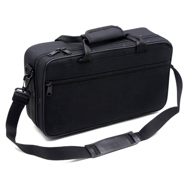 Clarinetto Sib 17 Chiavi Nichelate con Doppio Barilotto (Custodia Soft-Line)