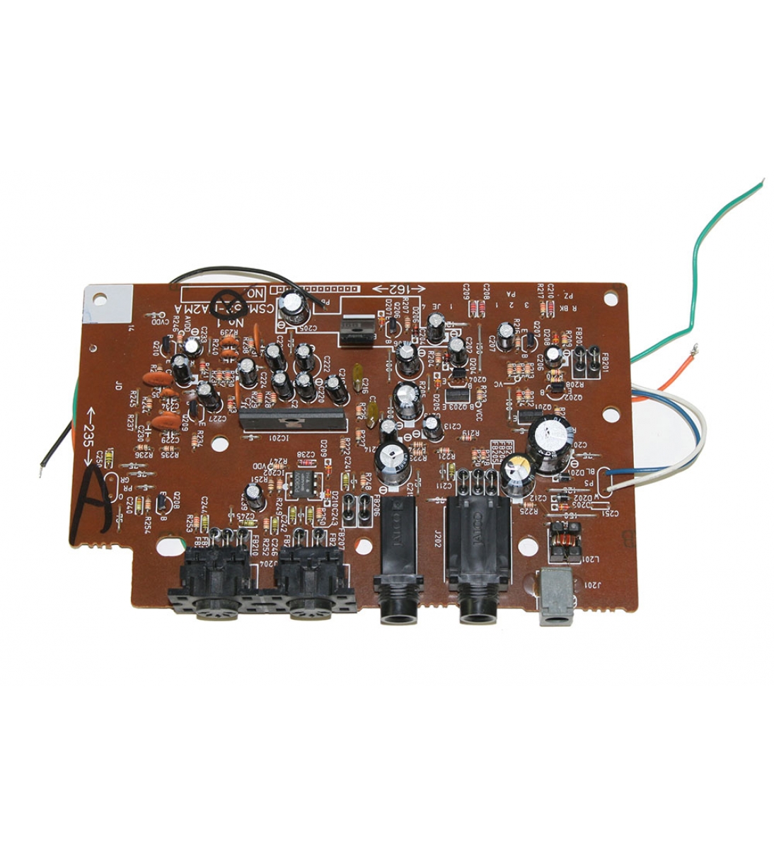 Scheda jack/amplificatore (CSM453-MA2M), per tastiera Casio CTK-558
