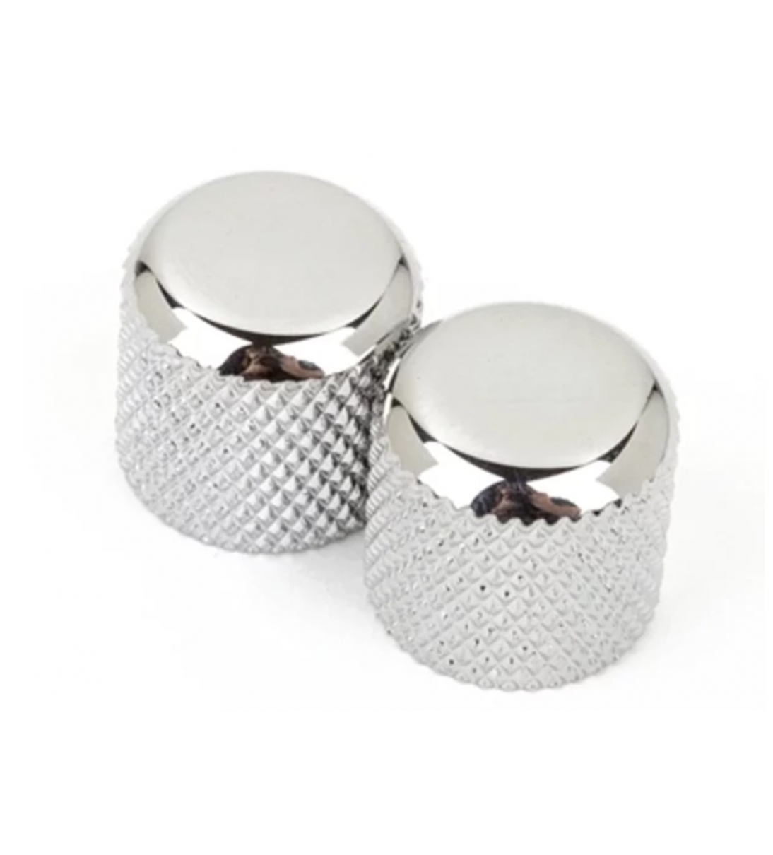 Telecaster/Precision Bass Dome Knobs Chome (2)