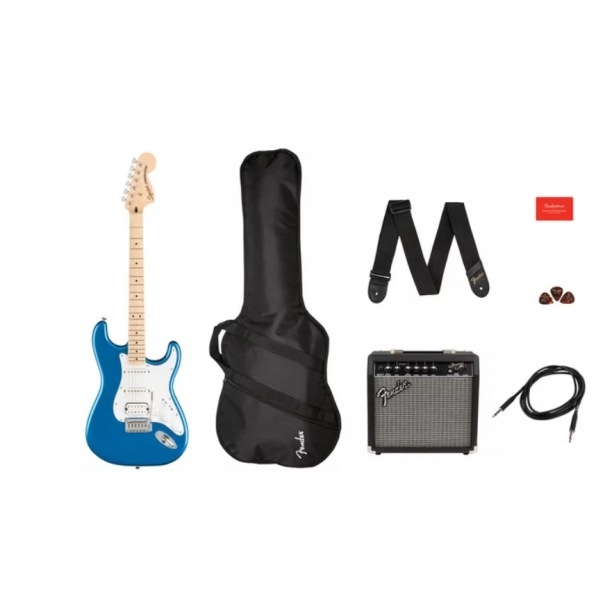 FENDER Squier Affinity Stratocaster HSS MN Lake Placid Blue Pack