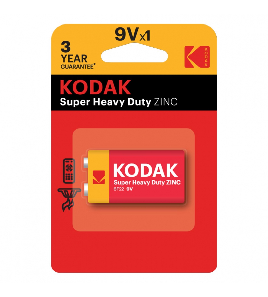 Batteria Zinco Carbone Transistor 9V (1 pz in Blister)