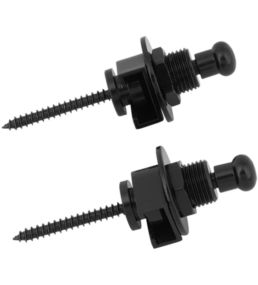 Attacchi di sicurezza per tracolla Neri (Coppia)