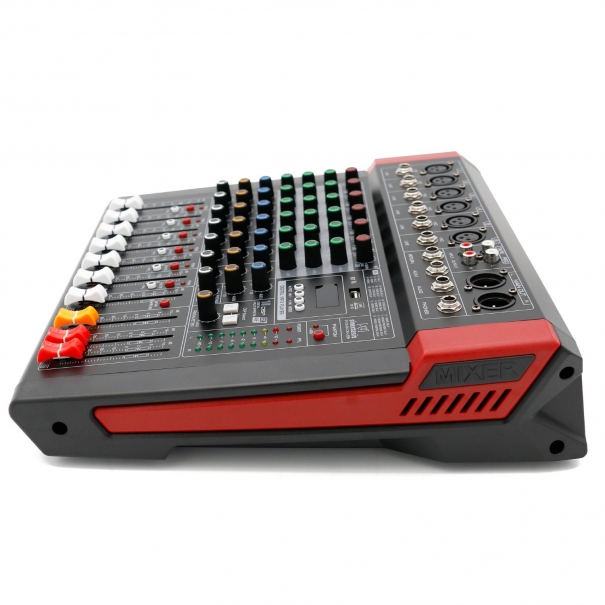 EVOMIX-06-USB Mixer/Scheda Audio 6 canali, multieffetto DSP, interfaccia USB, lettore Mp3, Bluetooth