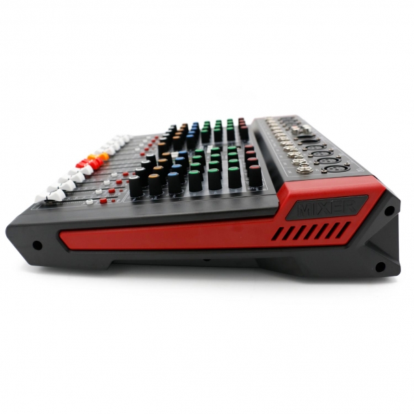 EVOMIX-08-USB Mixer/Scheda Audio 8 canali, multieffetto DSP, interfaccia USB, lettore Mp3, Bluetooth