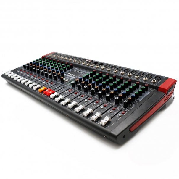 EVOMIX-16-USB Mixer/Scheda Audio 16 canali, multieffetto DSP, interfaccia USB, lettore Mp3, Bluetooth