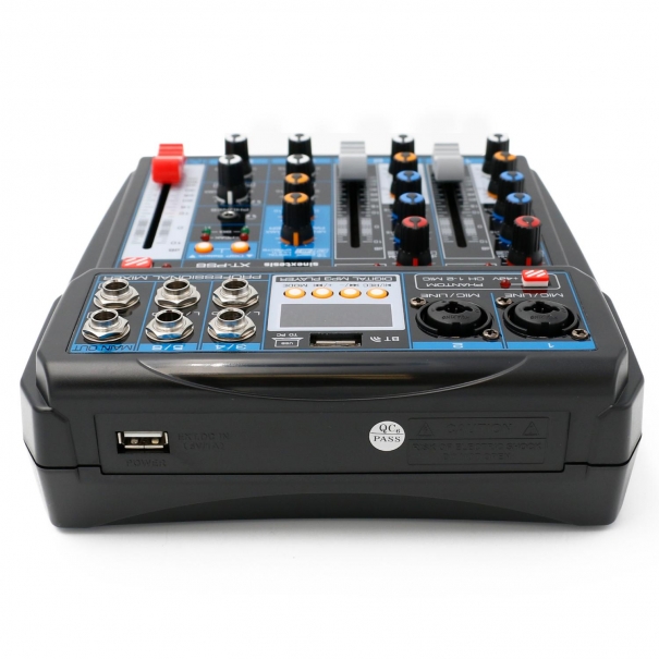 XT-PS6 Mixer/Scheda Audio 6 canali, multieffetto DSP, interfaccia USB, lettore Mp3, Bluetooth