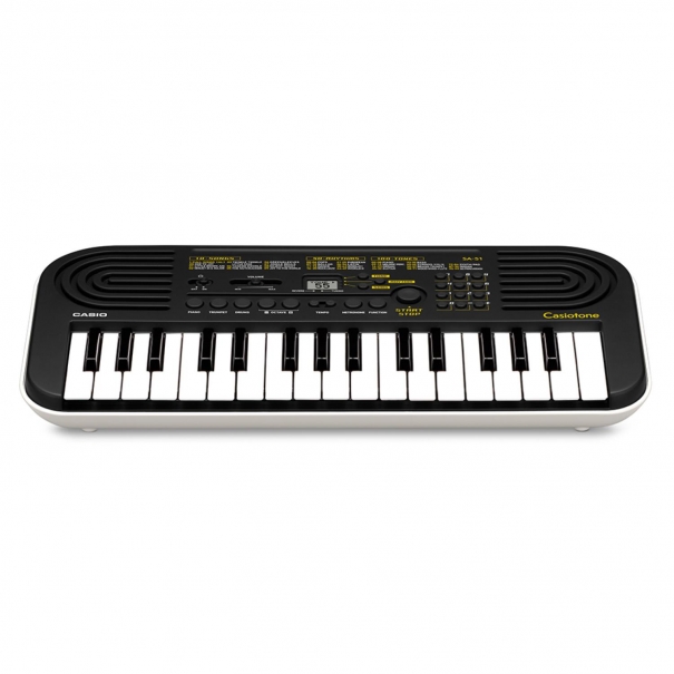 SA51 Tastiera Elettronica 32 Tasti (Nera fondo bianco)