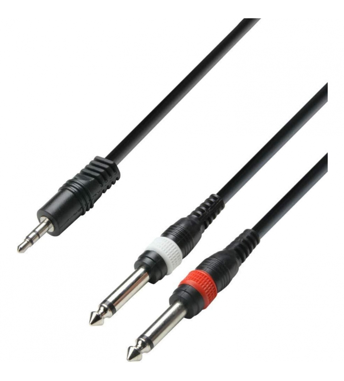 Cavo 1x Mini Jack Stereo 3,5 mm - 2x Jack 3 mt
