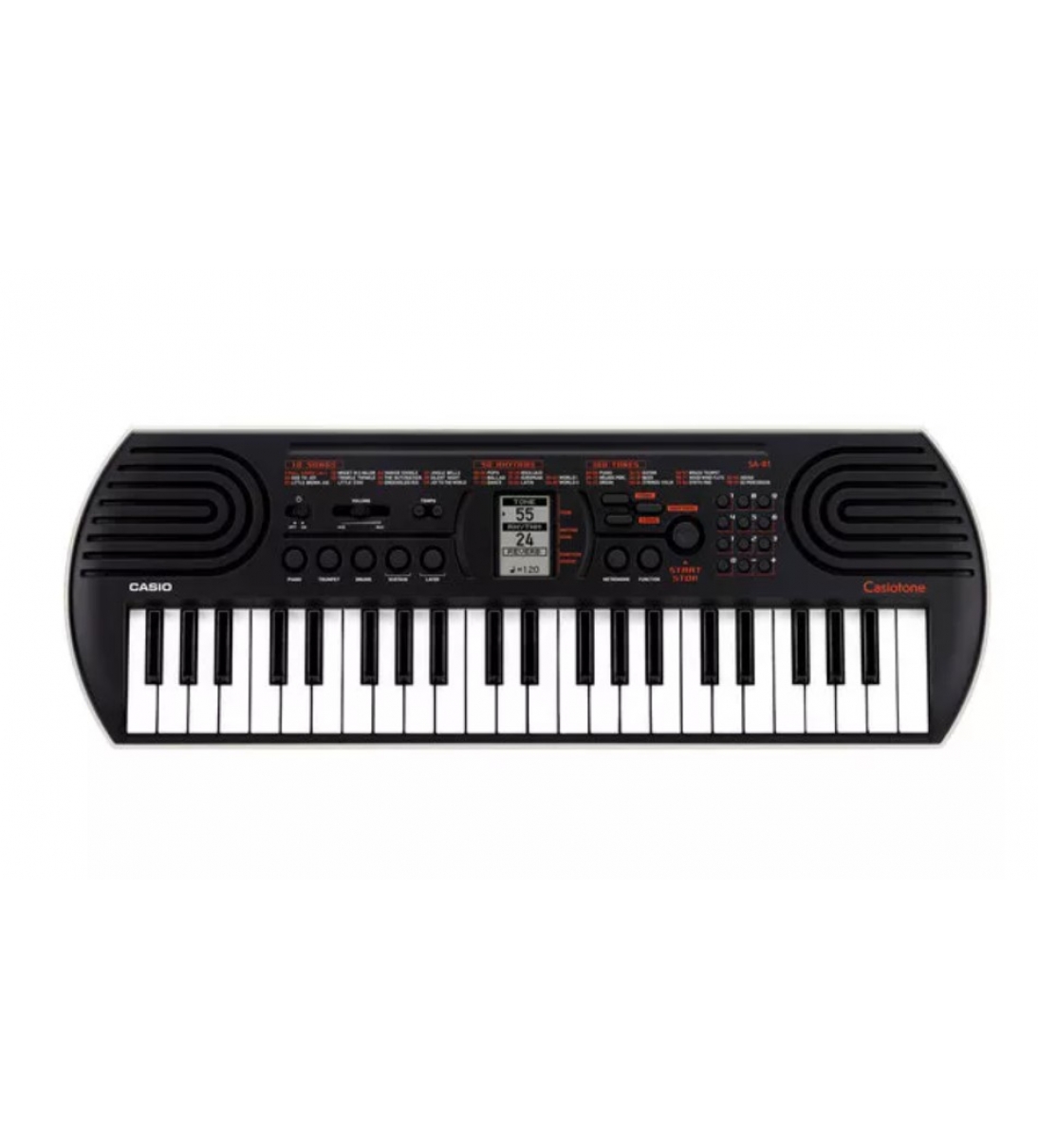 CASIO SA-81 TASTIERA 44 TASTI MINI NERA / GRIGIA