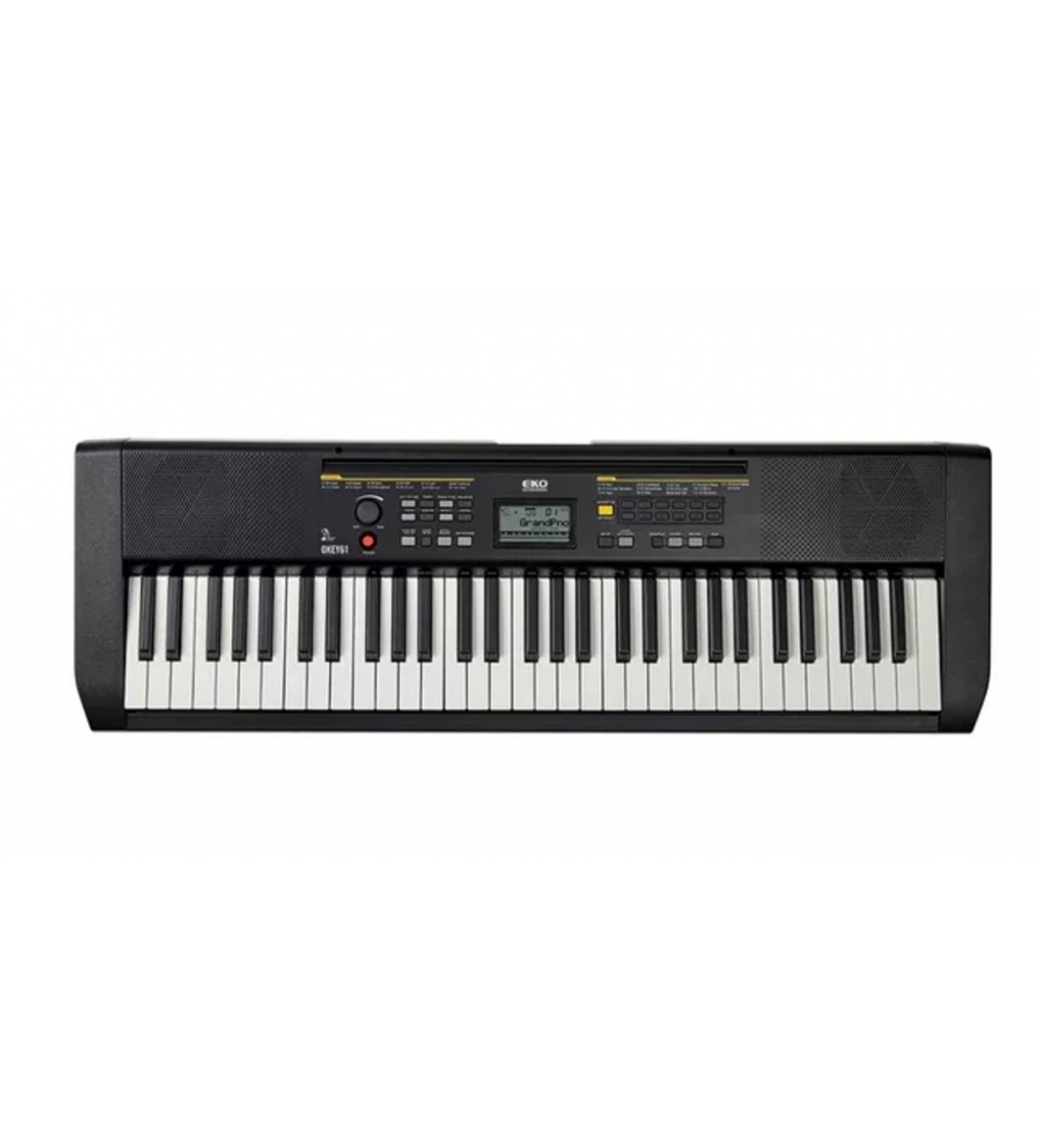KEYBOARDS Okey 61 è la tastiera arranger 5 ottave (da C1 a C6), con tasti formato standard sensibili alla dinamica