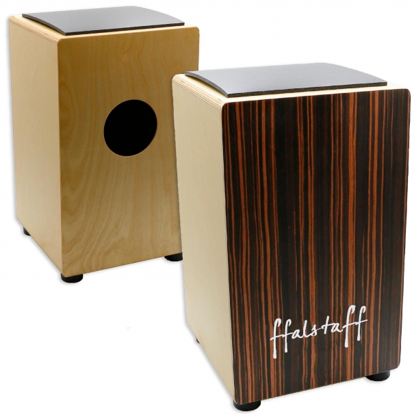 Cajon in Legno Scuro con Cuscino (30 x 29 x 50 cm)