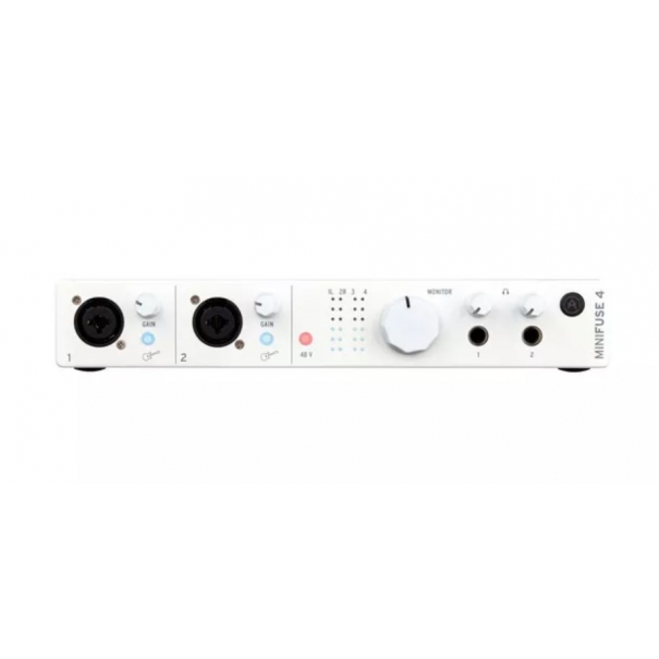 Minifuse 4 White INTERFACCIA AUDIO USB-C CON 2 INPUT COMBO, 2 INPUT TRS, 4 OUT