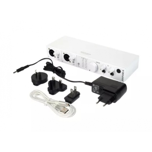 Minifuse 4 White INTERFACCIA AUDIO USB-C CON 2 INPUT COMBO, 2 INPUT TRS, 4 OUT