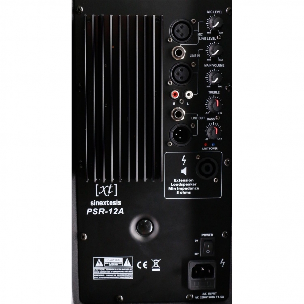 Diffusore Attivo 400W (LF 12" + HF 1")