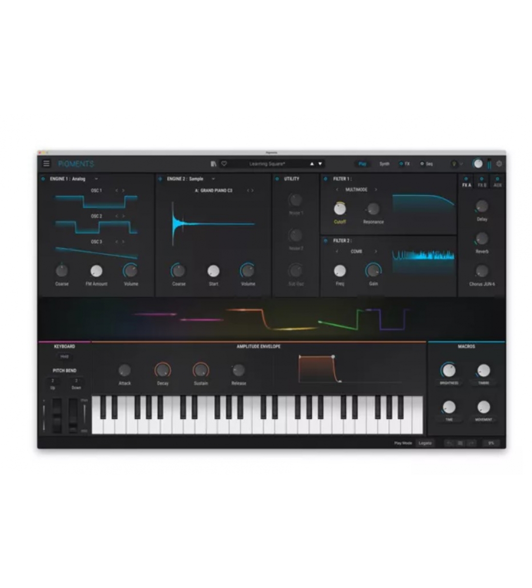 Pigments 4 (codice) SINTETIZZATORE ANALIGICO VIRTUALE CON WAVETABLE