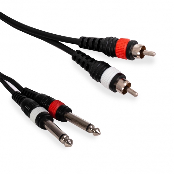 Cavo 2x RCA - 2x Jack 1,5 mt.