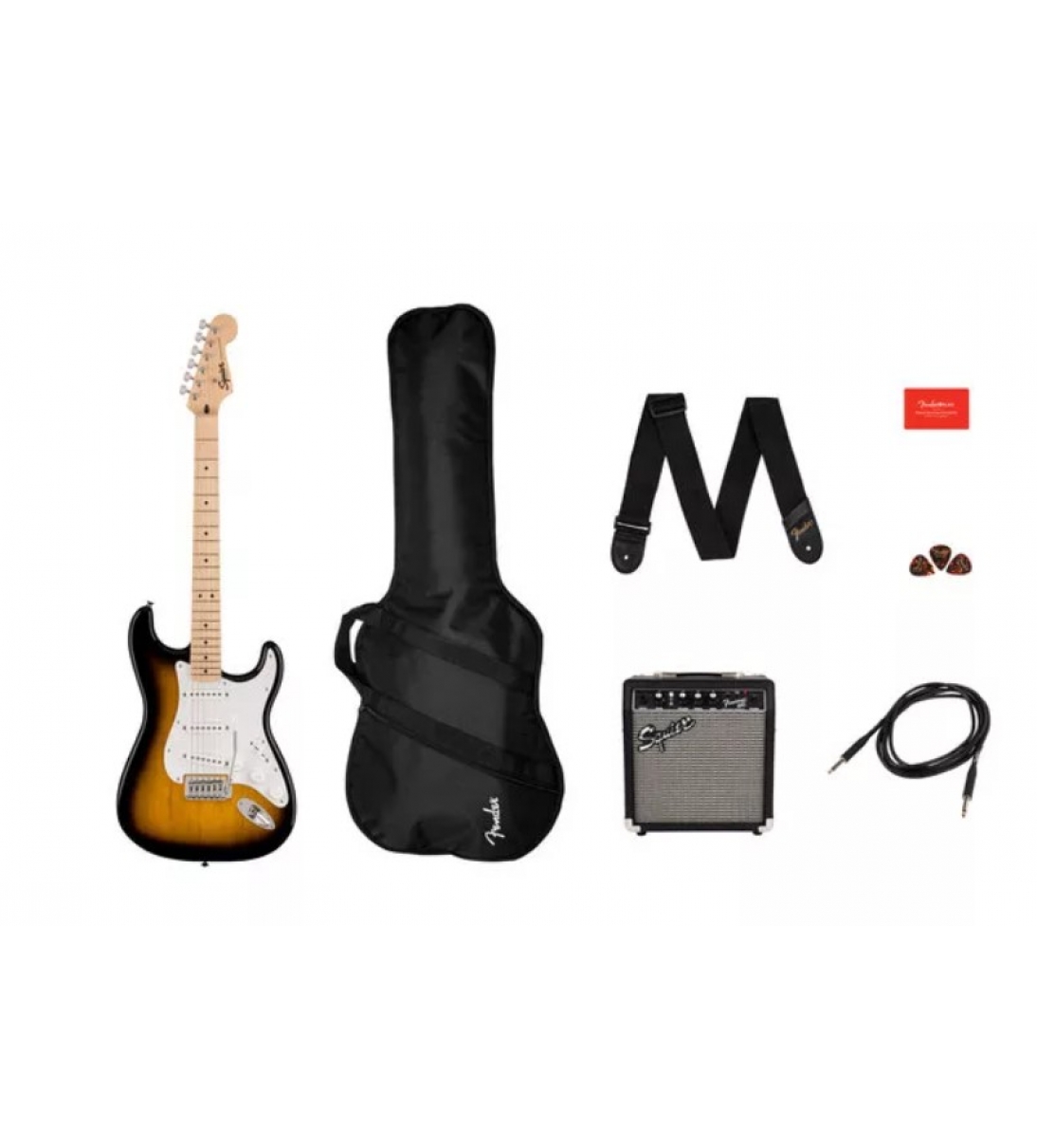 FENDER Squier Sonic Stratocaster Pack MN 2-Color Sunburst