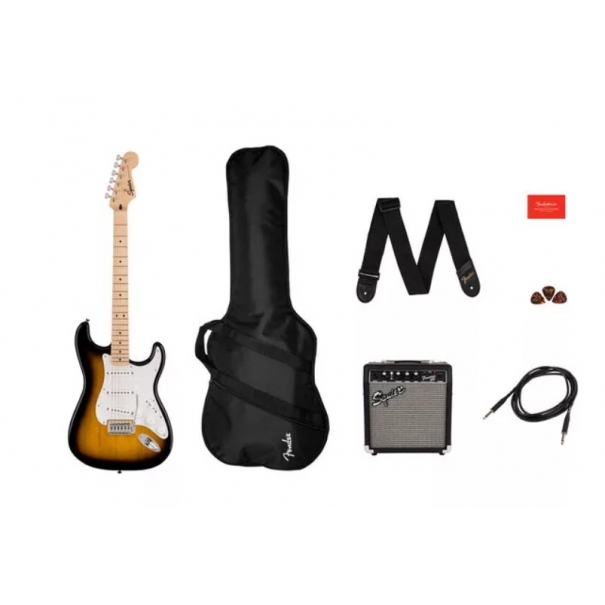 FENDER Squier Sonic Stratocaster Pack MN 2-Color Sunburst