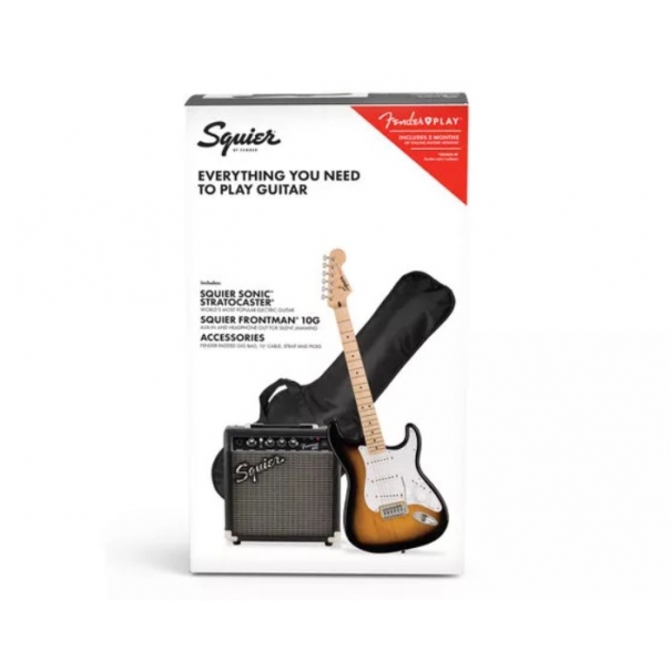FENDER Squier Sonic Stratocaster Pack MN 2-Color Sunburst