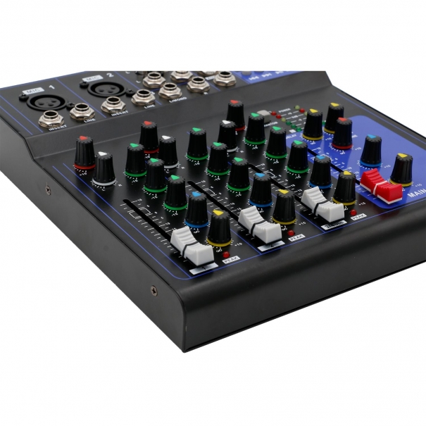 F4-MB Mixer 4 canali MP3 USB Bluetooth con Effetto Echo