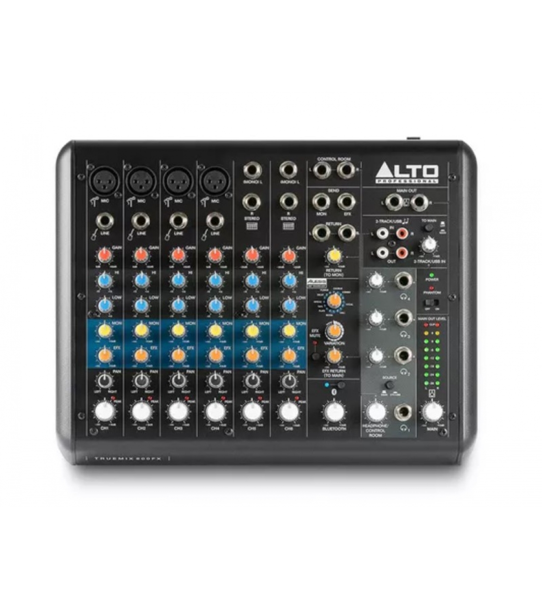TrueMix 800 FX  MIXER COMPATTO 8 CANALI CON USB, BLUETOOTH