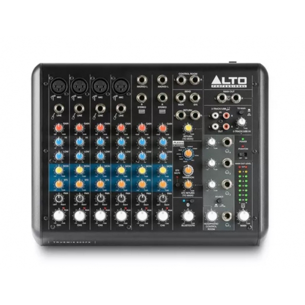 TrueMix 800 FX  MIXER COMPATTO 8 CANALI CON USB, BLUETOOTH