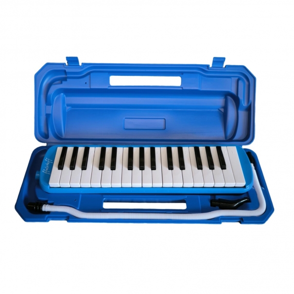 Melodica "Evolution" 32 Tasti Tipo Angel con Custodia Rigida (Blu)