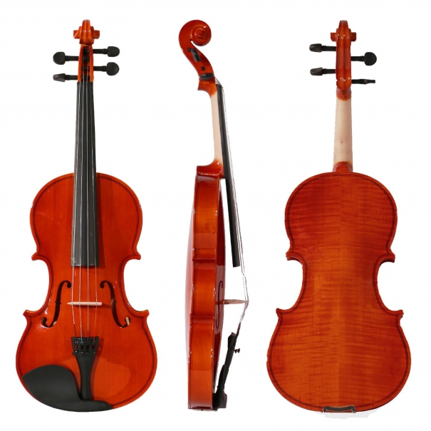 ffalstaff Violino 4/4 Laminato Finitura Lucida (archetto palissandro, colofonia e custodia sagomata)