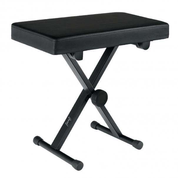 Panchetta regolabile con seduta (53x30 cm) in Eco-Pelle (imbottitura 5 cm)